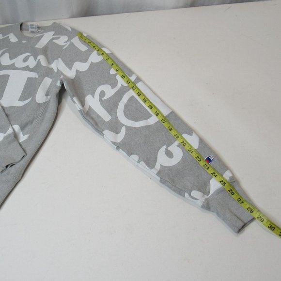 Champion Reverse Weave All Over Graphic Print Sweatshirt Size XS - Picture 6 of 6
